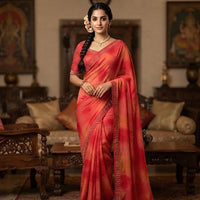Georgette Shibori Tie and Dye Saree