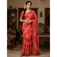 Georgette Shibori Tie and Dye Saree