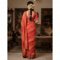 Georgette Shibori Tie and Dye Saree