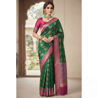 Gadwal Brocade Pattu silk Saree
