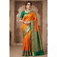 Gadwal Brocade Pattu silk Saree