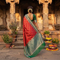 Gadwal Brocade Pattu silk Saree