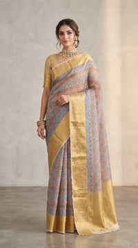 Patola Print Kota Tissue Saree