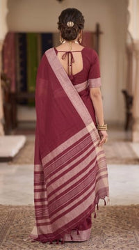 Ghicha Tussar Silk Saree