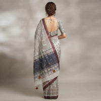 Madhubani Print Saree