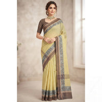 Bengal Handloom Linen Cotton Saree