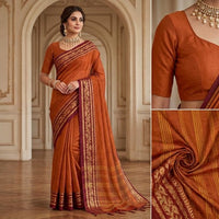 Bengal Handloom Linen Cotton Saree