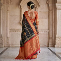 Paithani Bandhani Fusion Saree