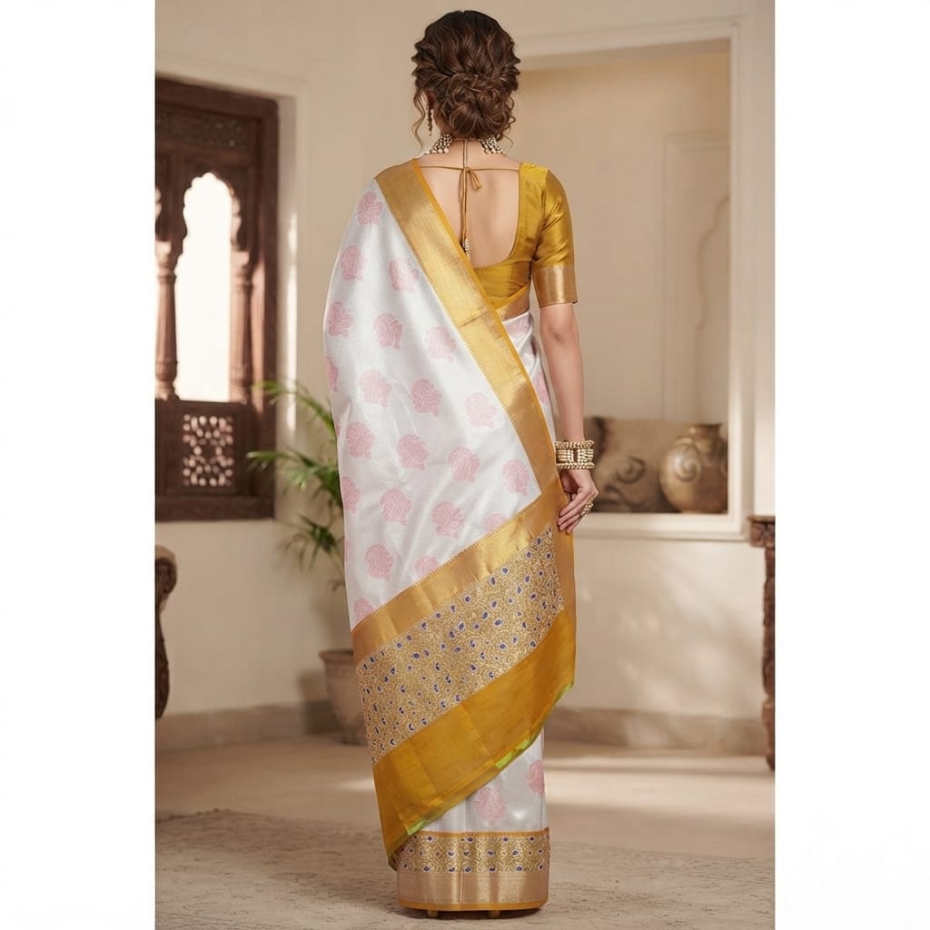 Gadwal Brocade Pattu silk Saree