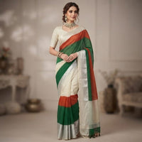 Tiranga Cotton Independence Day Special Saree