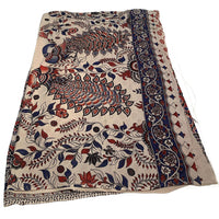 Kalamkari Printed  Kota Cotton Saree