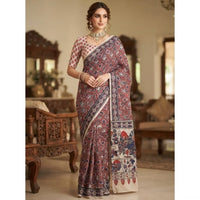 Kalamkari Printed  Kota Cotton Saree