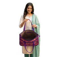 Quilted Fabric Tote Bag