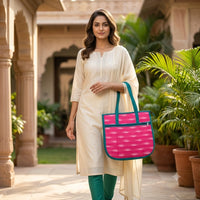 Quilted Fabric Tote Bag