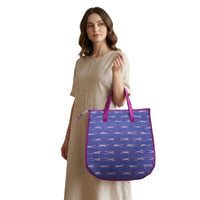 Quilted Fabric Tote Bag