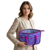 Quilted Fabric Tote Bag