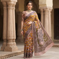 new collection -kalankari cotton saree