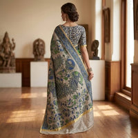 new collection -kalankari cotton saree