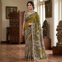 new collection -kalankari cotton saree