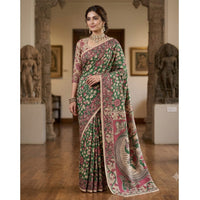 new collection -kalankari cotton saree
