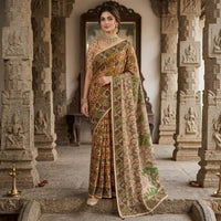new collection -kalankari cotton saree