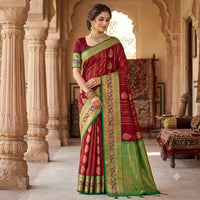 Kukuma Butta Pattu Saree.