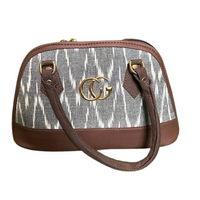Golden Grove Ikat Satchel