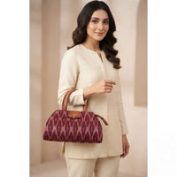 Artisanal Textured Woven Bag