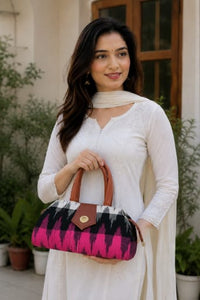 Artisanal Textured Woven Bag