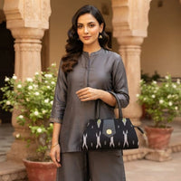 Artisanal Textured Woven Bag