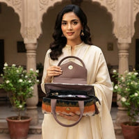 Artisanal Textured Woven Bag