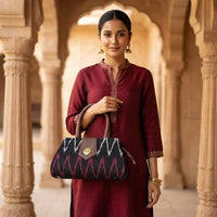 Artisanal Textured Woven Bag