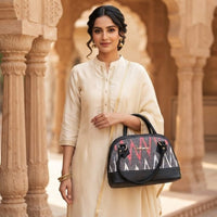 Golden Grove Ikat Satchel