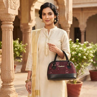 Golden Grove Ikat Satchel