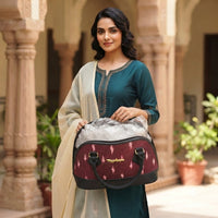 Golden Grove Ikat Satchel