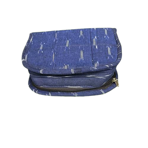 Handmade 4-Pockets Cotton Jewelry Bag