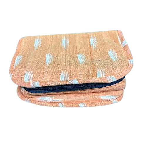Handmade 4-Pockets Cotton Jewelry Bag