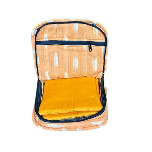 Handmade 4-Pockets Cotton Jewelry Bag
