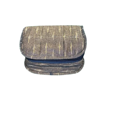 Handmade 4-Pockets Cotton Jewelry Bag