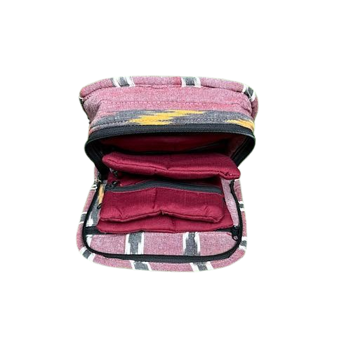 Handmade 4-Pockets Cotton Jewelry Bag