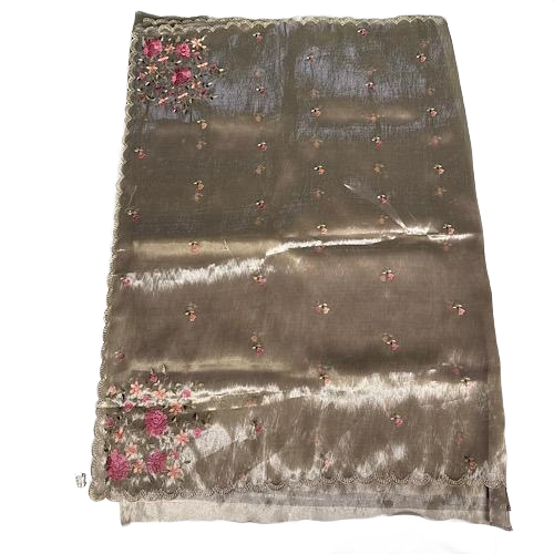 Organza Embroidery Saree