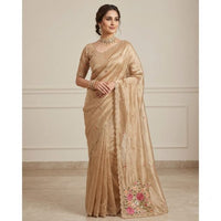 Organza Embroidery Saree