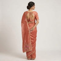 Organza Embroidery Saree