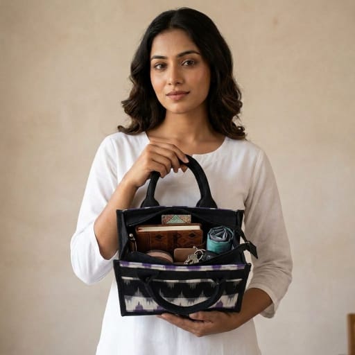 NEW Handcrafted, ethnic-style lunch bag