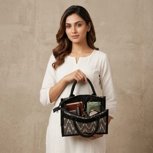 NEW Handcrafted, ethnic-style lunch bag