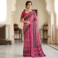 Ajrakh Print Saree