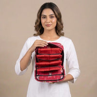 Handmade 4-Pockets Cotton Jewelry Bag