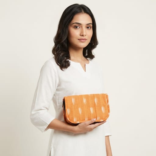 Handmade 4-Pockets Cotton Jewelry Bag