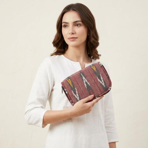 Handmade 4-Pockets Cotton Jewelry Bag