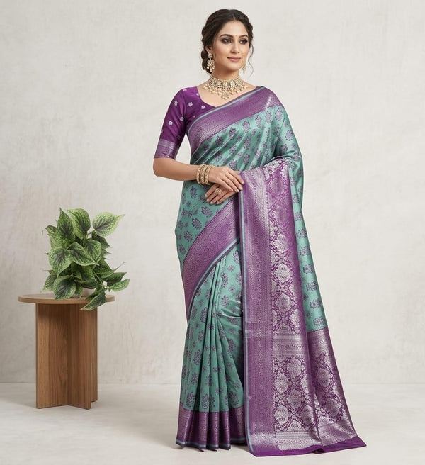Pushpaneeli Pattu Saree